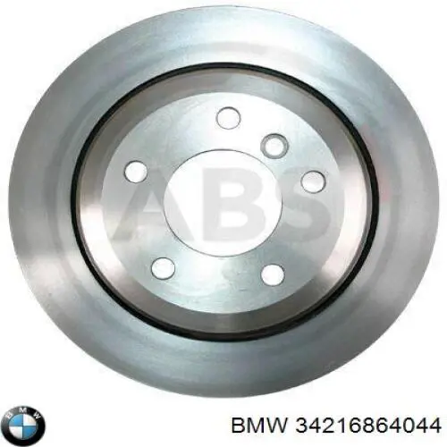 34216864044 BMW disco de freno trasero