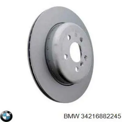 34216882245 BMW disco de freno trasero