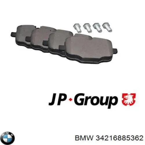 34216885362 BMW pastillas de freno traseras