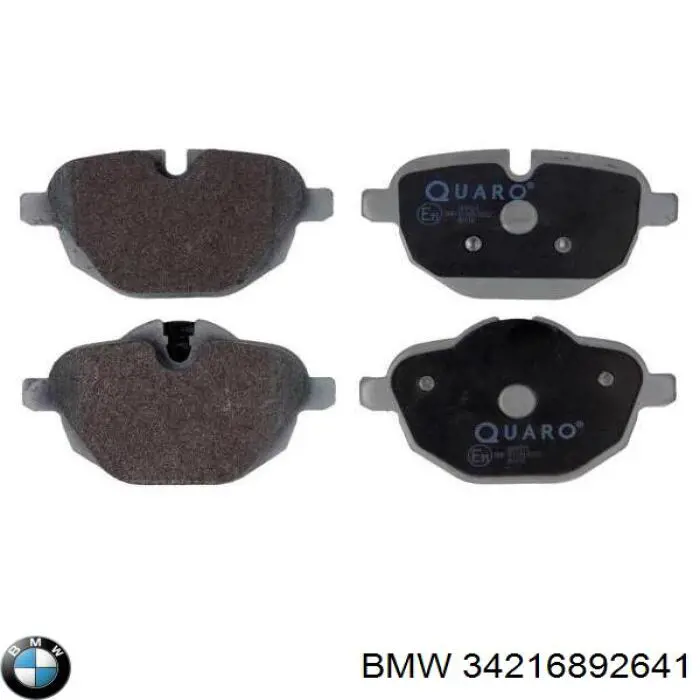 34216892641 BMW pastillas de freno traseras