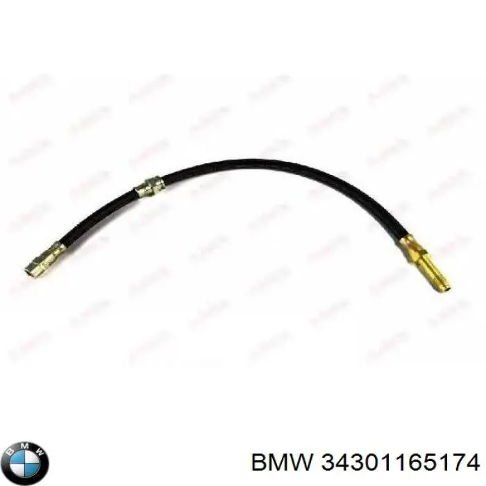 34301165174 BMW tubo flexible de frenos trasero