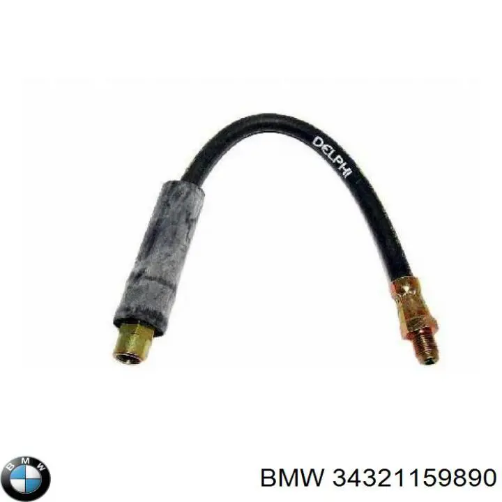 34321159890 BMW tubo flexible de frenos trasero