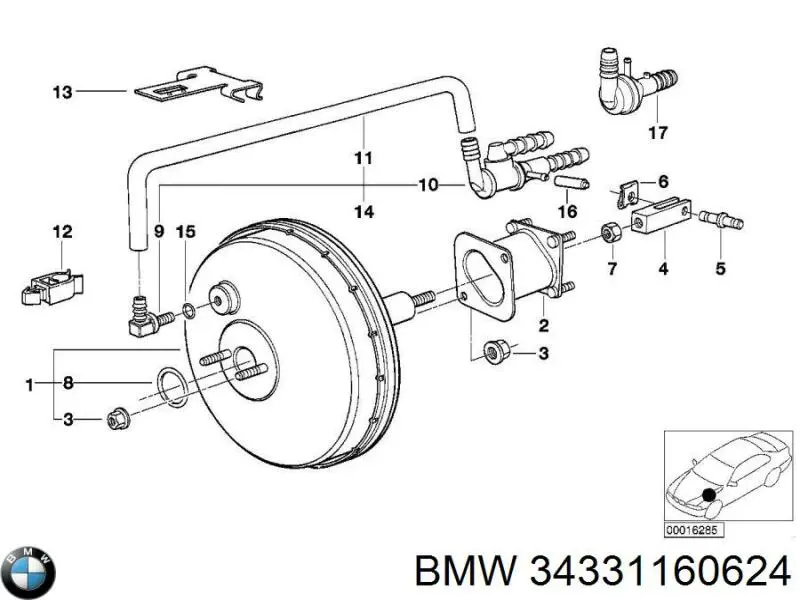  Servofrenos para BMW 5 E34