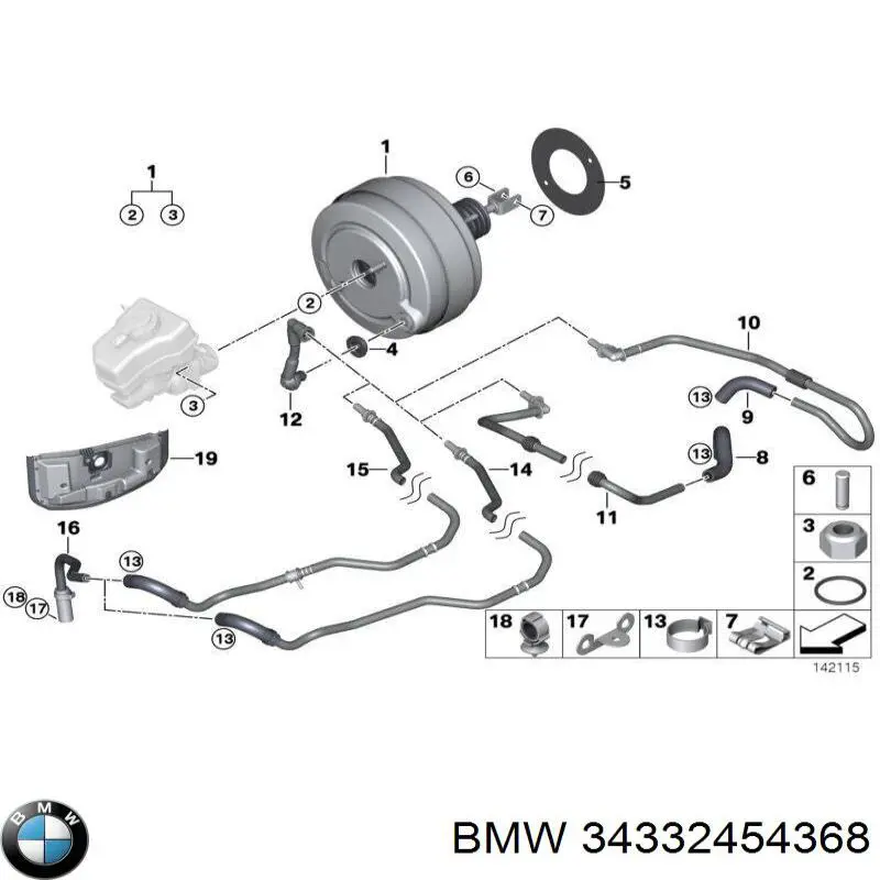 34332454368 BMW servofrenos