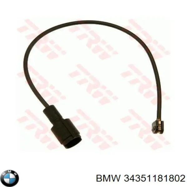 34351181802 BMW contacto de aviso, desgaste de los frenos