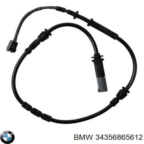 34356865612 BMW contacto de aviso, desgaste de los frenos, trasero