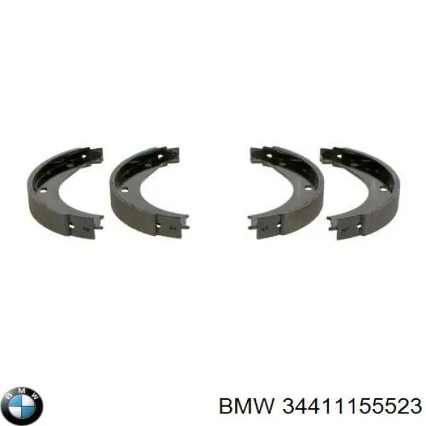 34411155523 BMW juego de zapatas de frenos, freno de estacionamiento