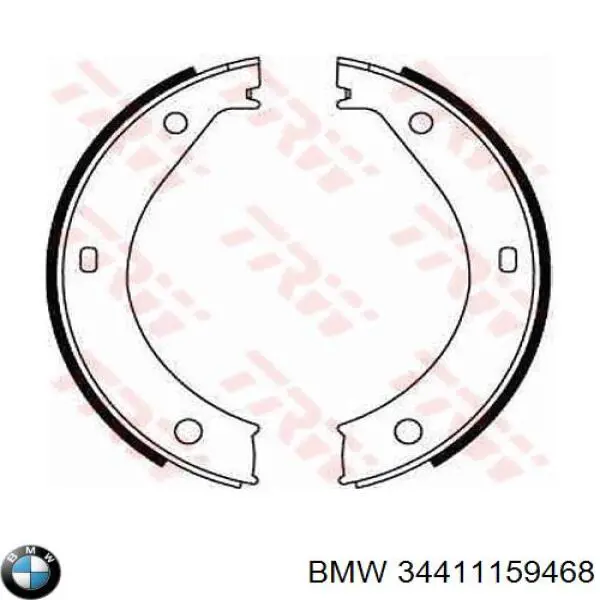 34411159468 BMW juego de zapatas de frenos, freno de estacionamiento