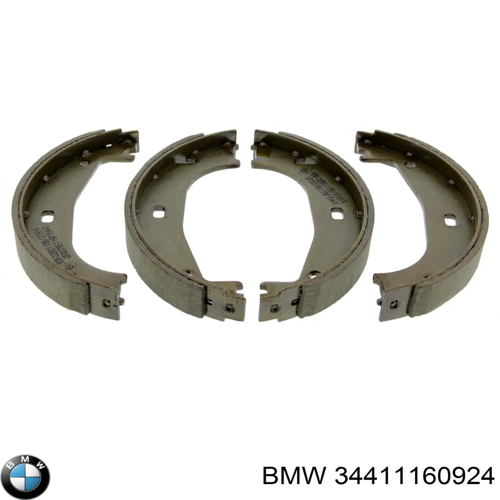 34411160924 BMW juego de zapatas de frenos, freno de estacionamiento