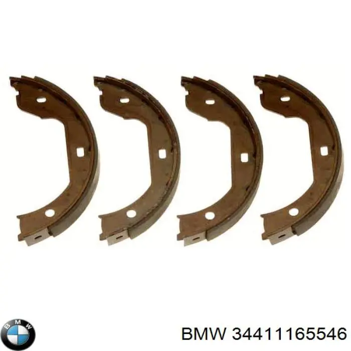 34411165546 BMW juego de zapatas de frenos, freno de estacionamiento