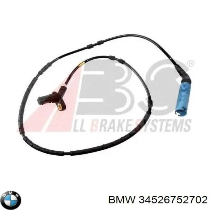 34526752702 BMW sensor abs trasero