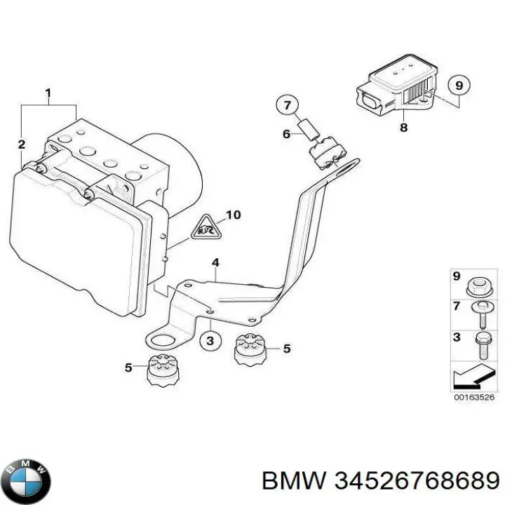  Módulo ABS para BMW X5 E53