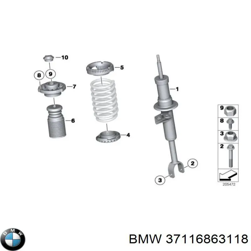 37116863118 BMW 