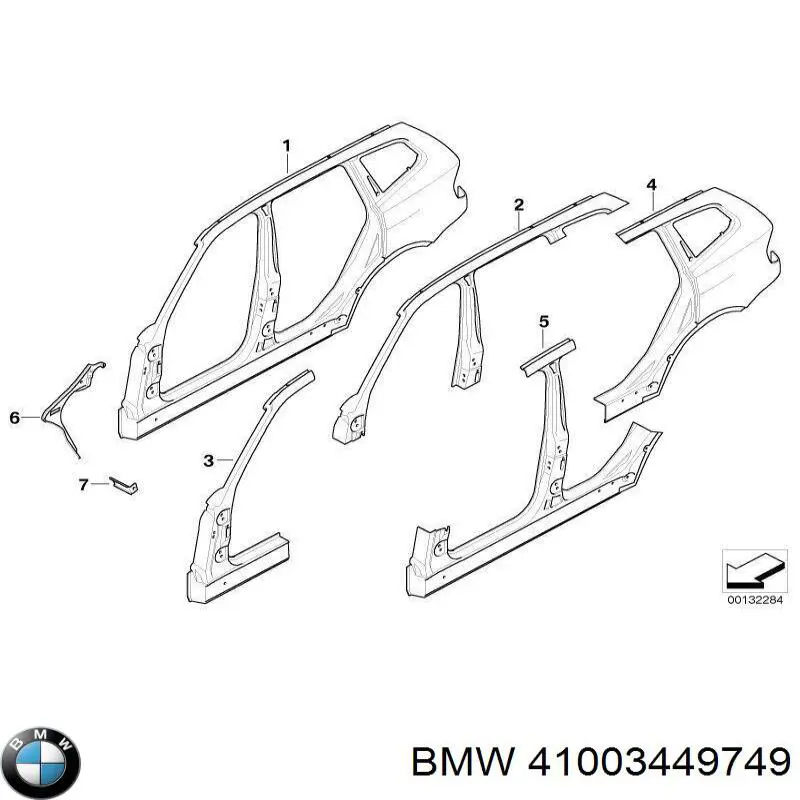  Guardabarros trasero izquierdo para BMW X3 E83