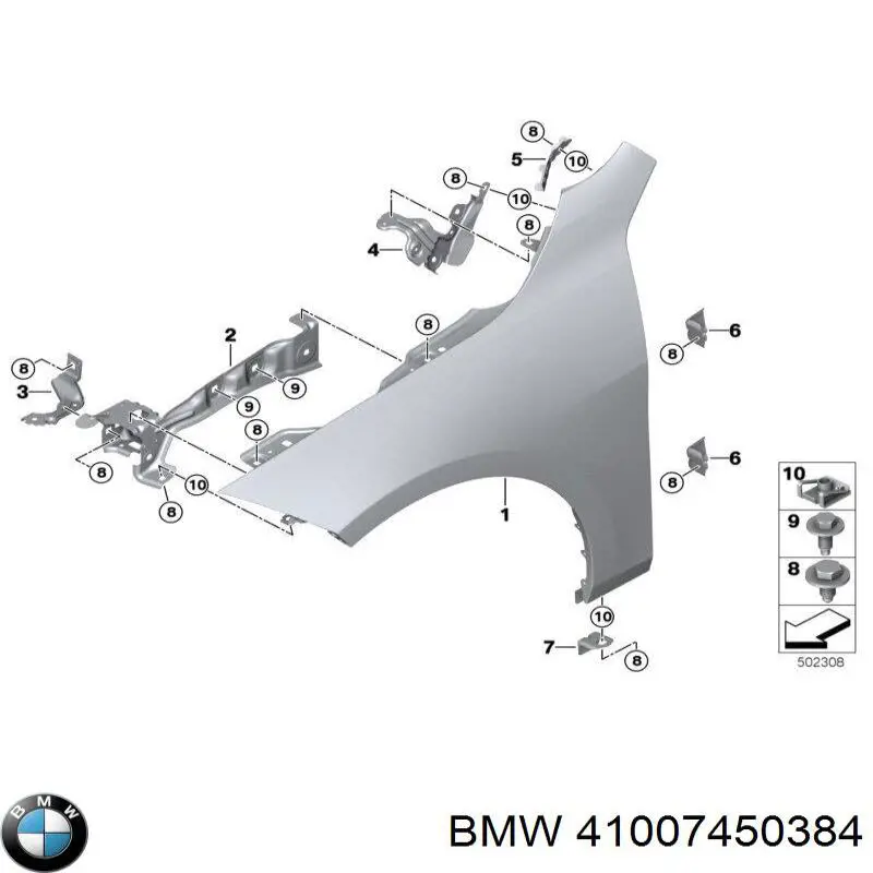 41007450384 BMW 