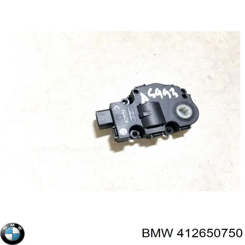 412650750 BMW elemento de reglaje valvula mezcladora actuador de compuerta