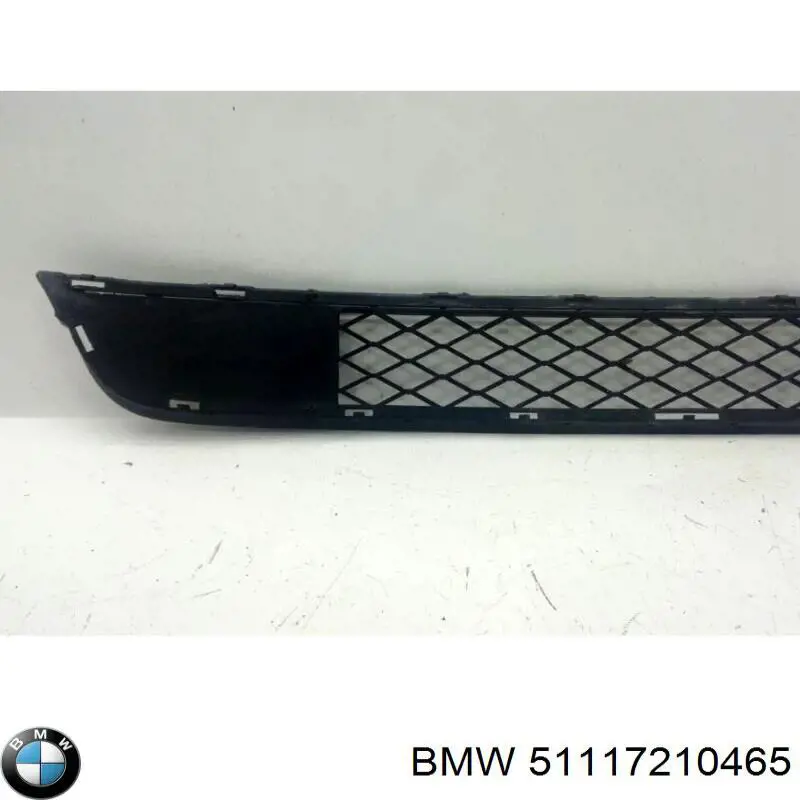 51117210465 BMW rejilla de ventilación, parachoques trasero, central