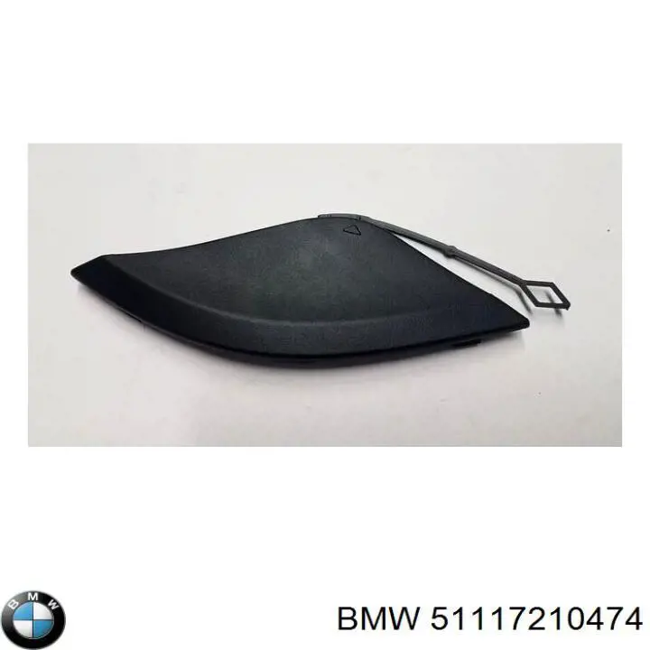  Cobertura de parachoques, enganche de remolque, delantera para BMW X3 F25