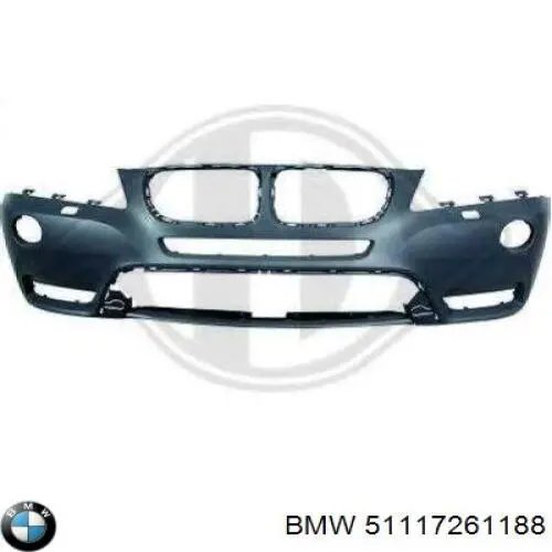 51117261188 BMW parachoques delantero