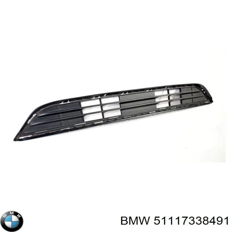  Rejilla de ventilación, parachoques trasero, central para BMW X3 F25