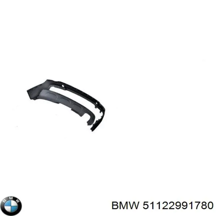  Soporte de parachoques trasero derecho para BMW X1 E84