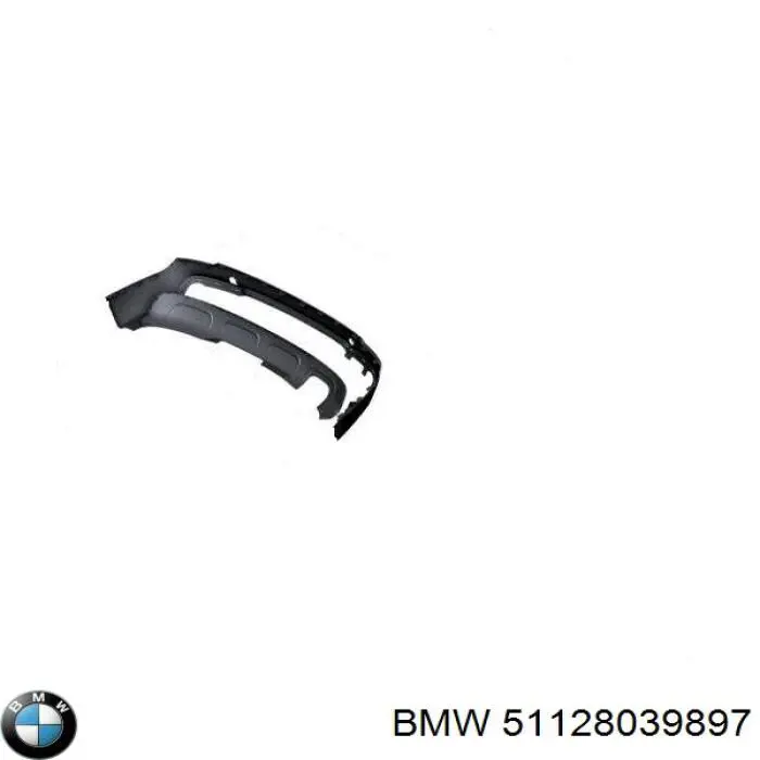 51128039897 BMW parachoques trasero