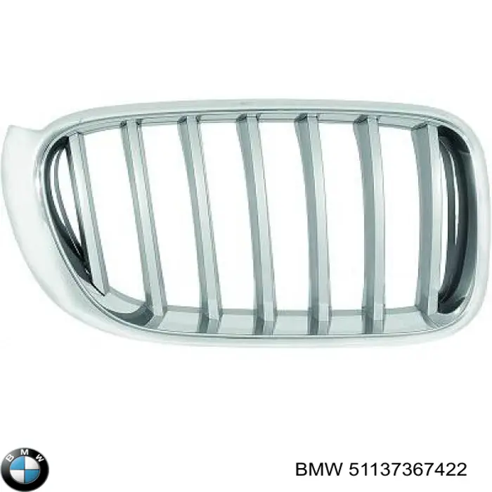 51137367422 BMW panal de radiador derecha