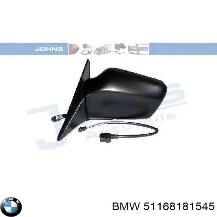  Espejo retrovisor izquierdo para BMW 5 E34