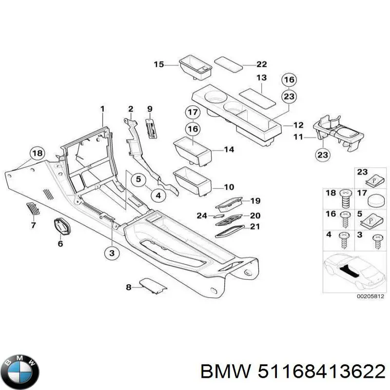 51168413622 BMW 