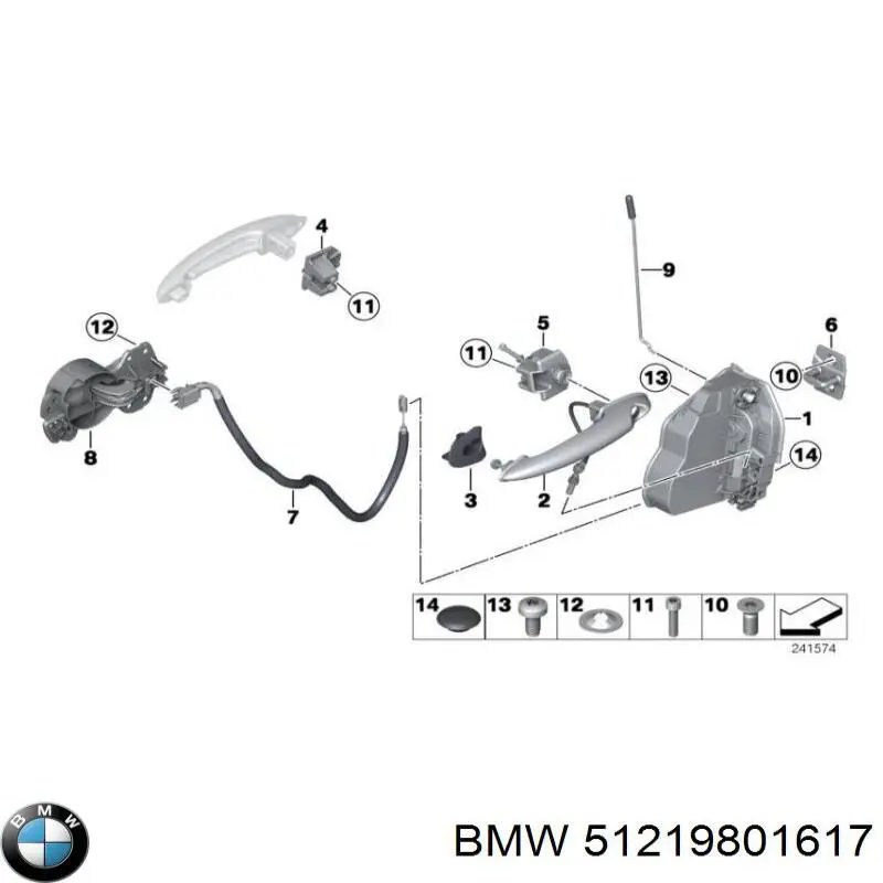 51219801617 BMW 