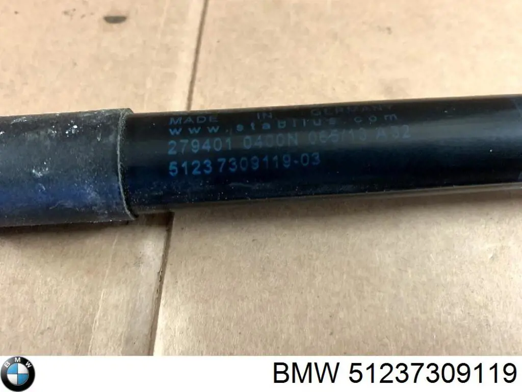 51237309119 BMW muelle neumático, capó de motor