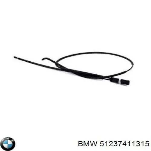 51237411315 BMW cable de apertura de capó del motor