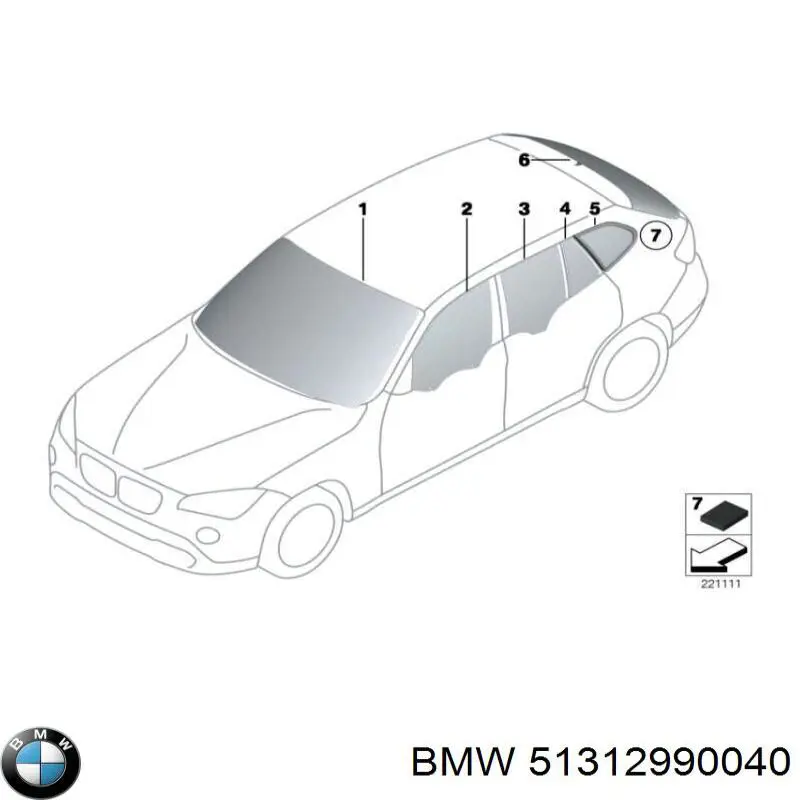 51312993182 BMW parabrisas