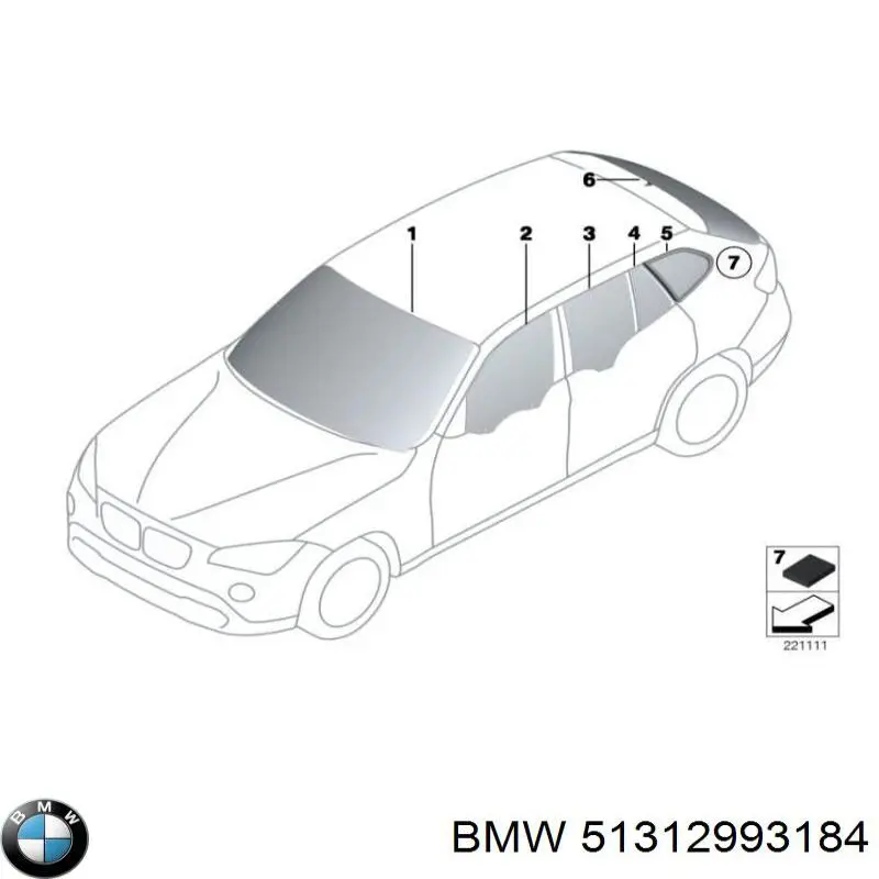  Parabrisas para BMW X1 E84