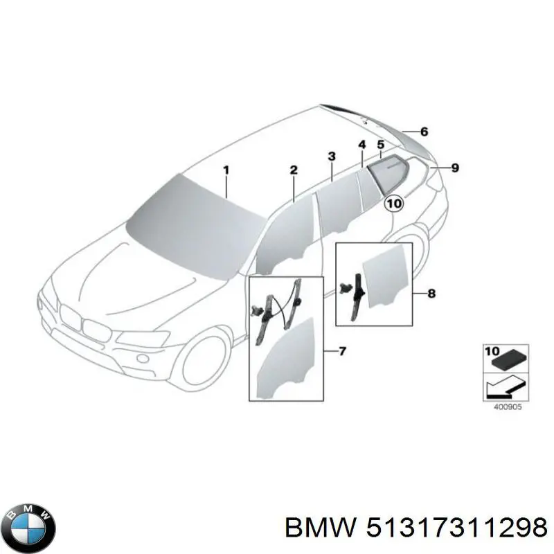  Parabrisas para BMW X3 F25