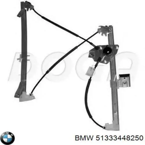 51333448250 BMW mecanismo de elevalunas, puerta delantera derecha