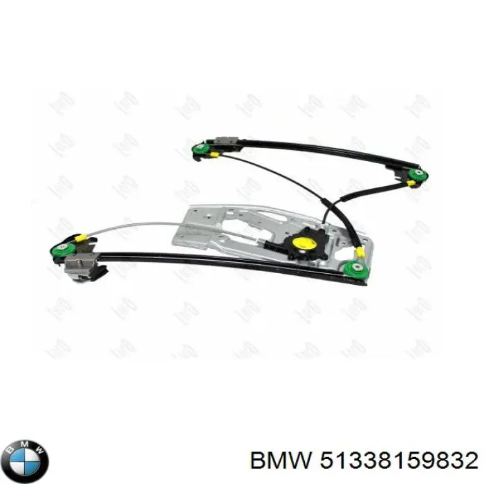 51338159832 BMW mecanismo de elevalunas, puerta delantera derecha