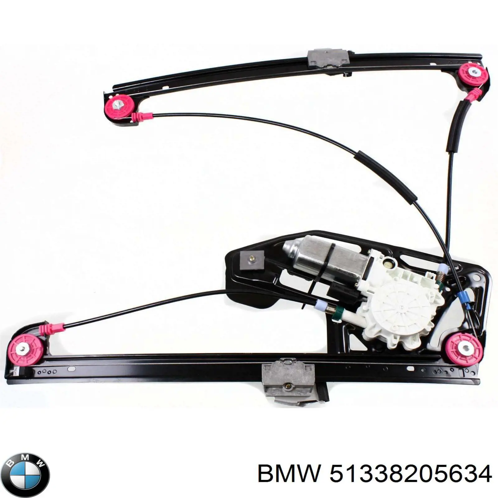 51338205634 BMW mecanismo de elevalunas, puerta delantera derecha