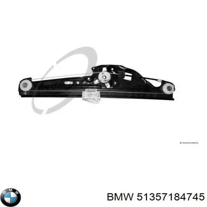  Mecanismo de elevalunas, puerta trasera izquierda para BMW 5 E60