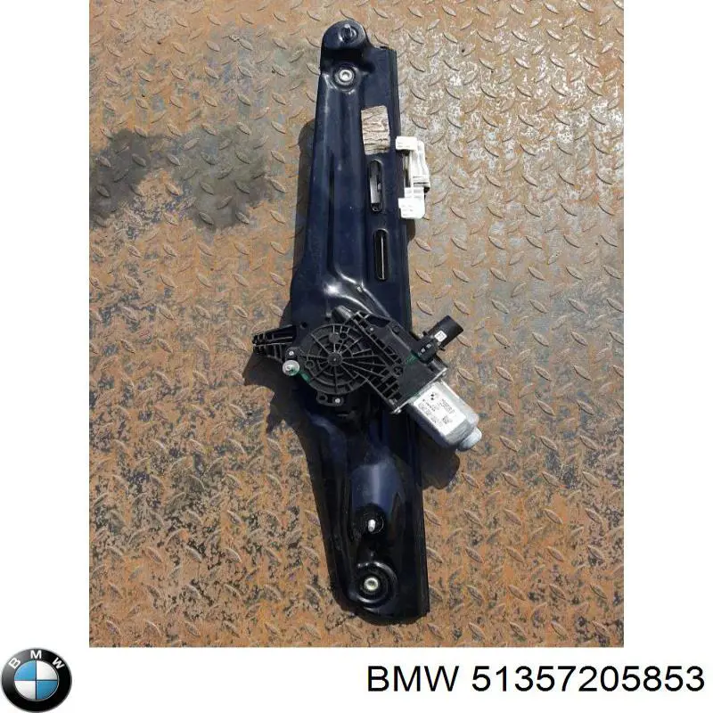 51357205853 BMW mecanismo de elevalunas, puerta trasera izquierda