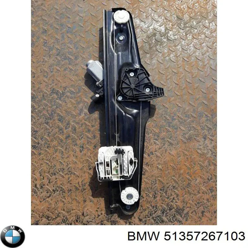 51357267103 BMW mecanismo de elevalunas, puerta trasera izquierda