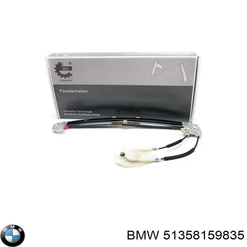  Mecanismo de elevalunas, puerta trasera izquierda para BMW 5 E39