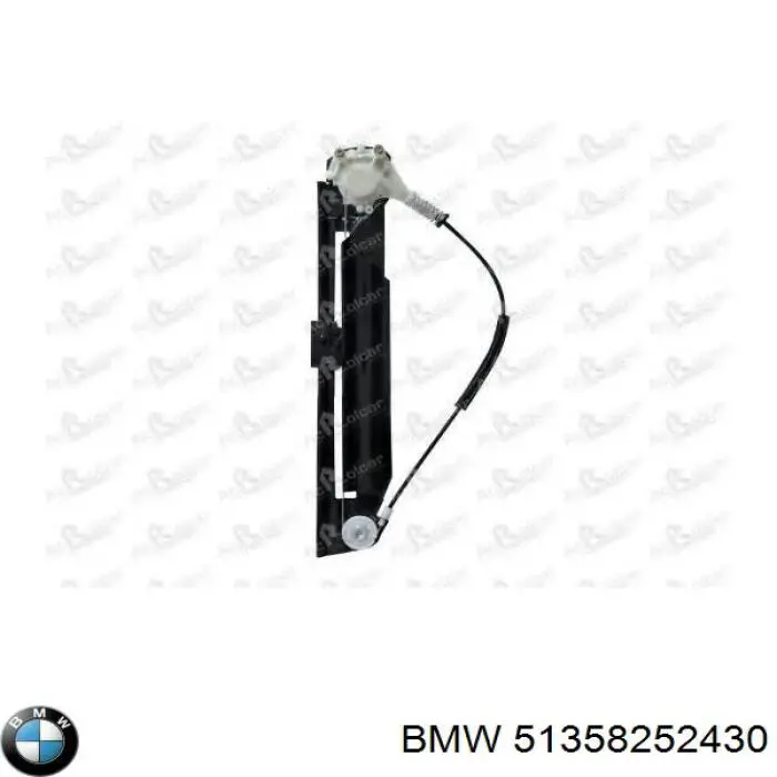 51358252430 BMW mecanismo de elevalunas, puerta trasera derecha