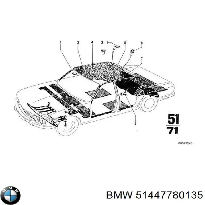 51447780135 BMW 