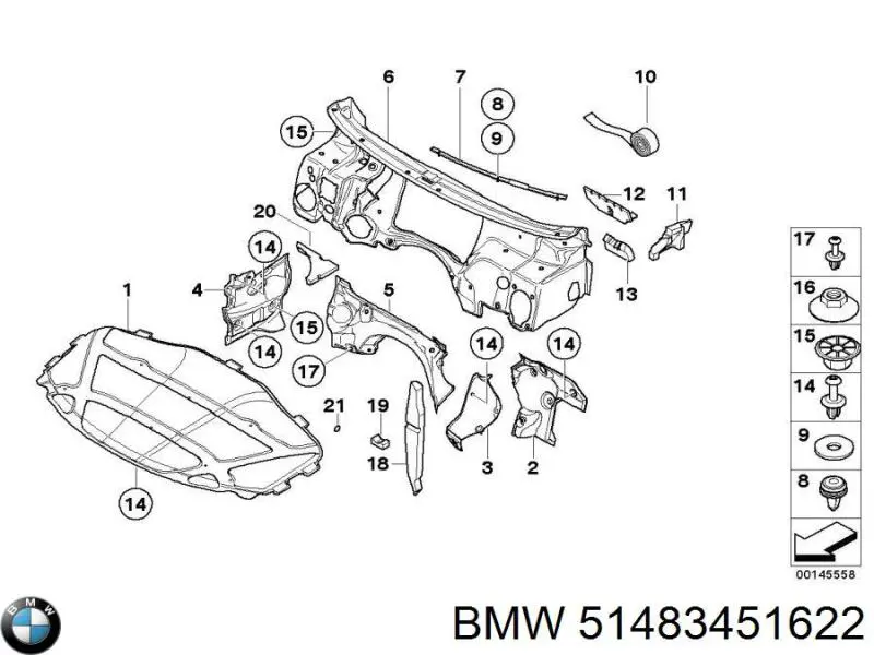  Aislamiento Para Campana para BMW X3 E83