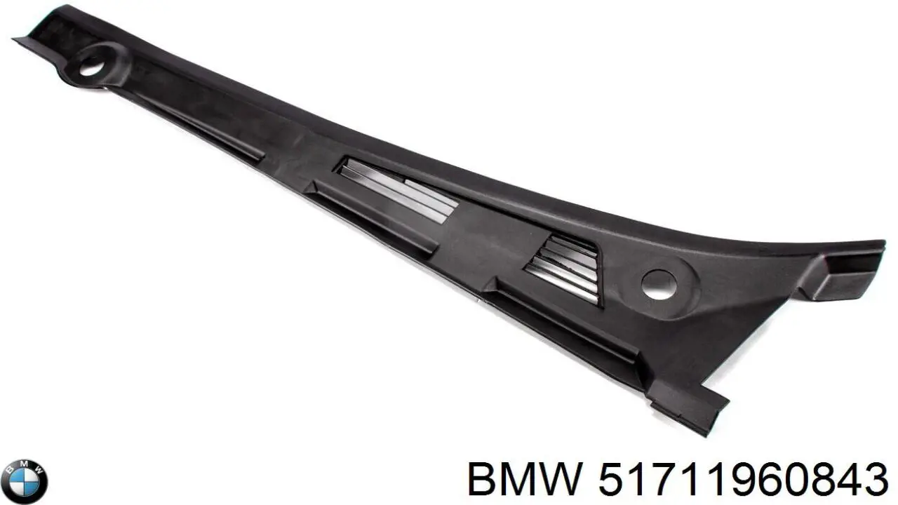  Rejilla de limpiaparabrisas izquierda para BMW 3 E36