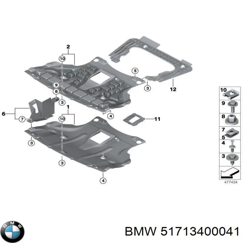  Protección motor /empotramiento para BMW X3 E83