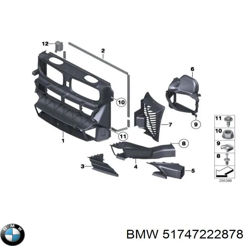  Conducto de aire, disco de freno, derecho para BMW X5 E70