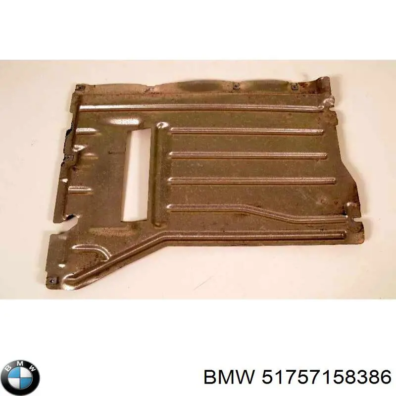 51757158386 BMW revestimiento de los bajos, parte media