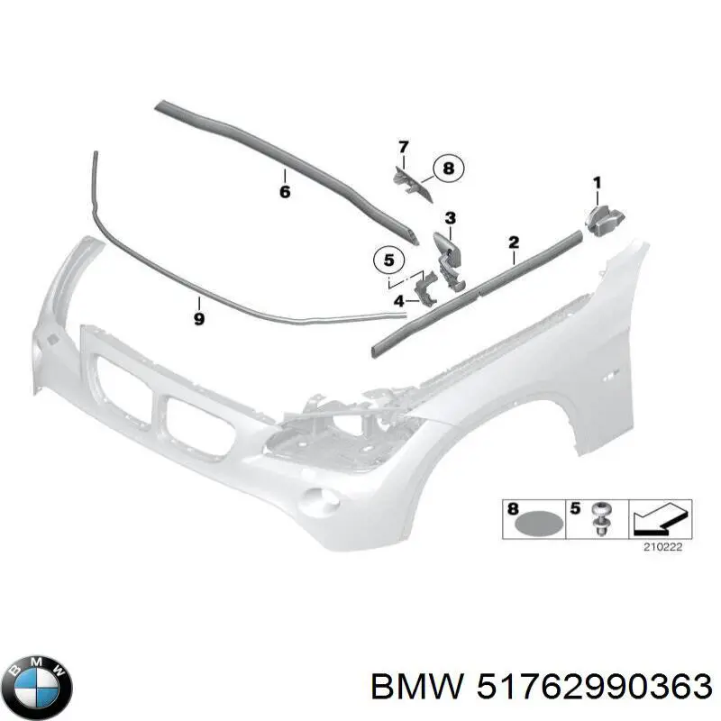  Sello Del Capo para BMW X1 E84